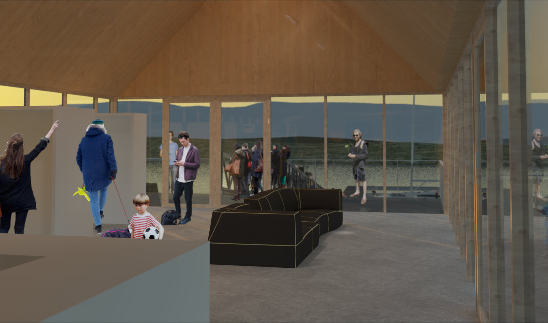 View from inside towards Ulva